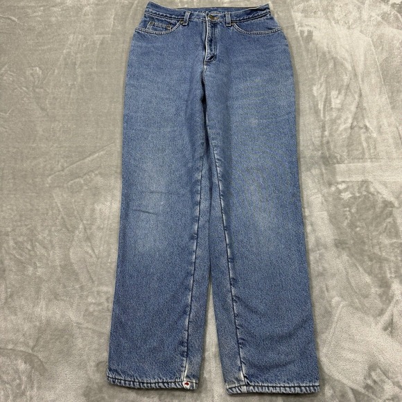L.L. Bean Denim - L.L. Bean Jeans Womens 12M-T Blue Double L Relaxed Fit Lined Medium Wash Denim